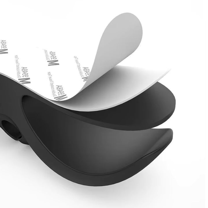 CableCradle – Multi-Slot Kompakt kabelholder med klæbende base til pæn ledningsarrangement