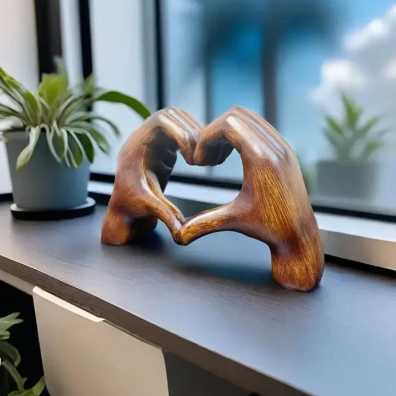 HeartGlow – Håndlavet hjerteformet dekorativ ornament, der symboliserer kærlighed og enhed
