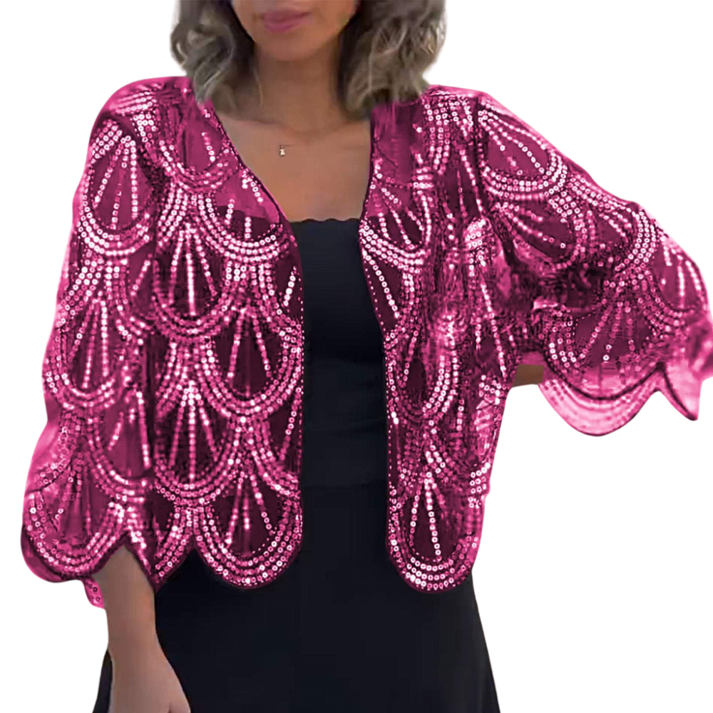 Alina – Kortærmet åben cardigan med afslappet pasform