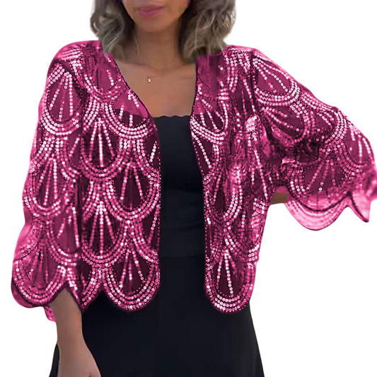 Alina – Kortærmet åben cardigan med afslappet pasform