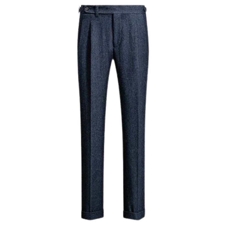 Marlen – Slanke tilspidsede bukser med høj talje og minimal bæltedetalje til daglig brug