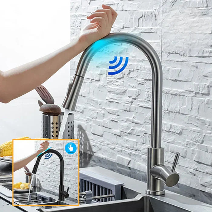 AquaTouch – Smart blandingsbatteri med bevægelsessensor og udtræksdesign