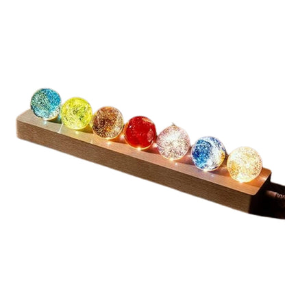 LumiOrb – Kugleformet lampe med hvirvlende lys til omgivende rumbelysning