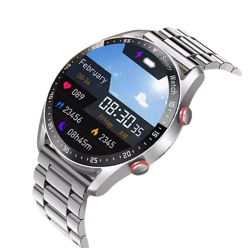 PulseTrack – Sundhedssporing Smartwatch med musiklagring og Bluetooth opkald