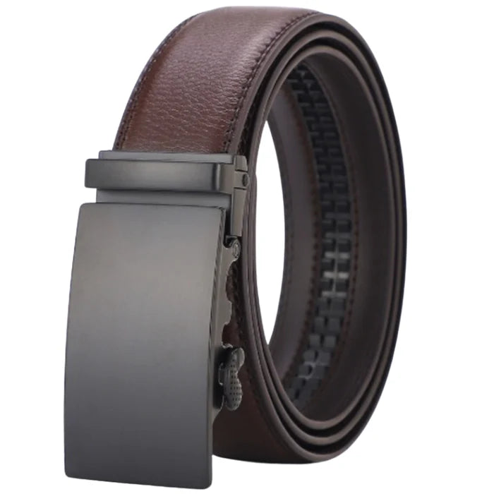 BeltEase – Bælte i PU-læder med Automatisk Spænde og Justerbar Pasform i Sort eller Brun