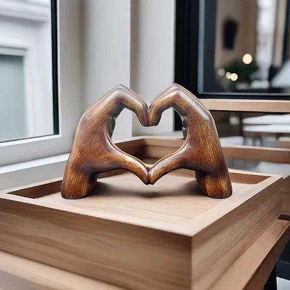 HeartGlow – Håndlavet hjerteformet dekorativ ornament, der symboliserer kærlighed og enhed