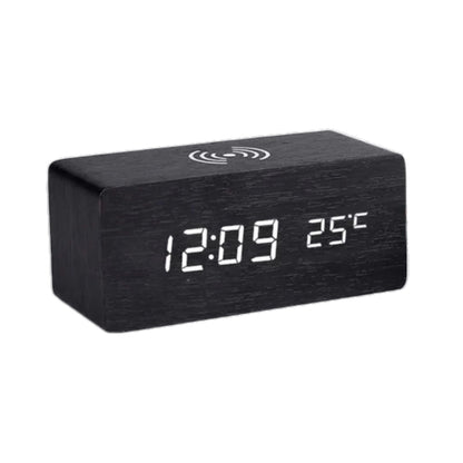 EchoClock – Smart Clock med trådløs opladning og stemmestyring for en strømlinet rutine