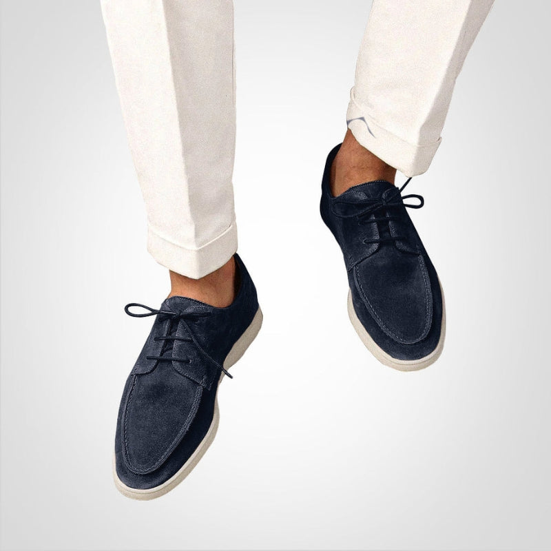 Ethan – Hverdagssko med Rund Tå og Blød Skridsikker Sål