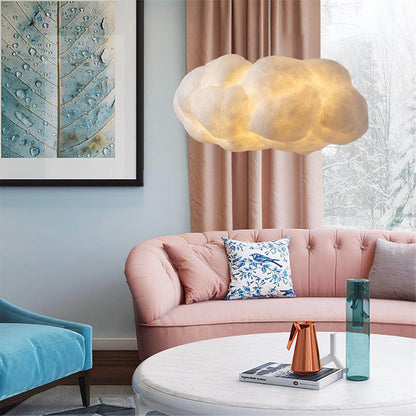 CloudGlow – Skyformet Loftlampe med Blødt Diffust Lys