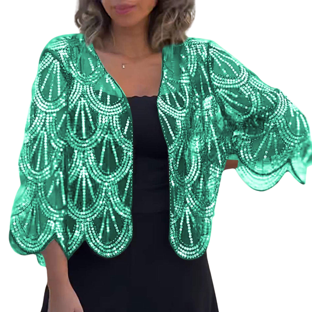 Alina – Kortærmet åben cardigan med afslappet pasform