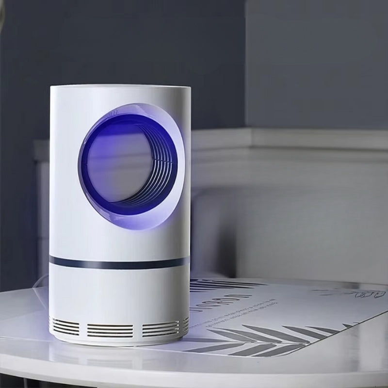 NightGuard – Genopladelig Myggefanger med 365 nm Lys og Vakuumventilator via USB