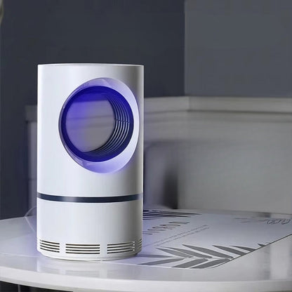 NightGuard – Genopladelig Myggefanger med 365 nm Lys og Vakuumventilator via USB