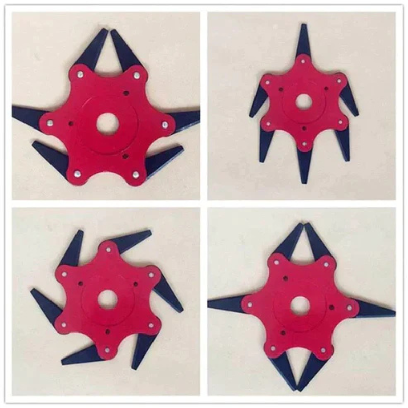 BladeFusion – Universal Turbo Trim med 6 stålklinger til plænetrimmere