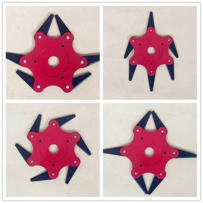 BladeFusion – Universal Turbo Trim med 6 stålklinger til plænetrimmere