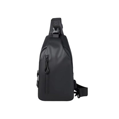 CarryEase – Vandtæt Crossbody-Taske med USB-Port og Flere Rum