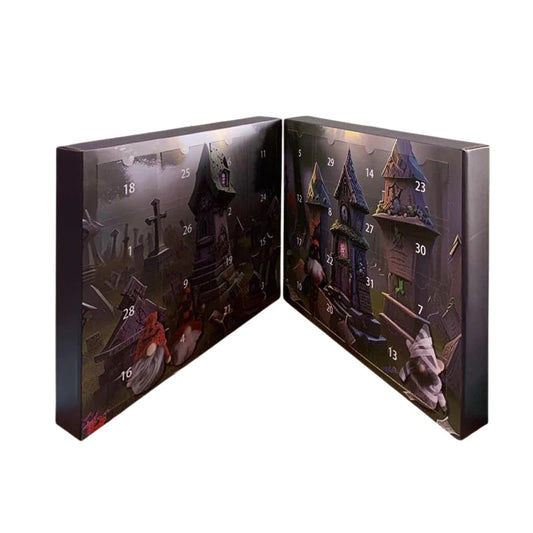 GnomeHaunt – 31-dages Halloween-nedtællingskalender med overraskelsesplys-gobliner