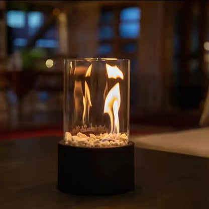 LumiFlame – Bærbar Bordpejs med Moderne Design til Hygge og Stemning Overalt