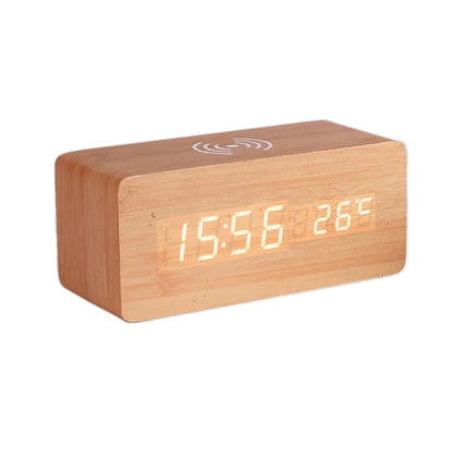 EchoClock – Smart Clock med trådløs opladning og stemmestyring for en strømlinet rutine