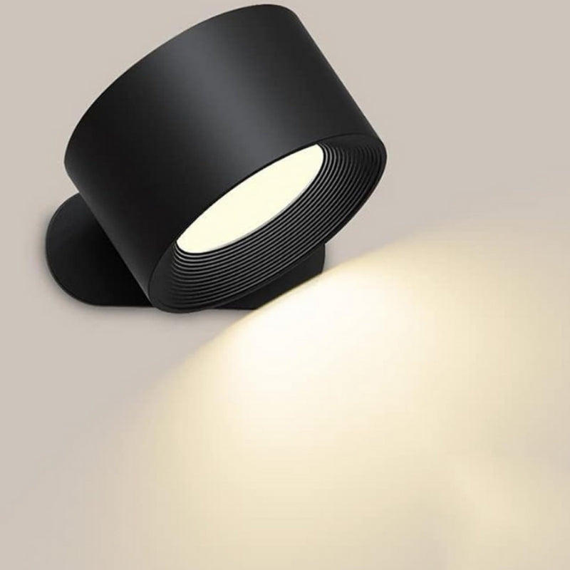 Noah – 360° Genopladelig Væglampe med Touch og Magnetisk Montering