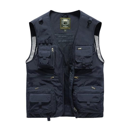 Toby – Let Outdoor-vest med Lynlås og Funktionslommer