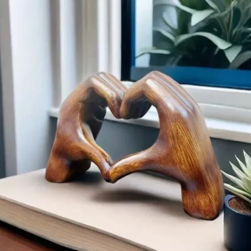 HeartGlow – Håndlavet hjerteformet dekorativ ornament, der symboliserer kærlighed og enhed