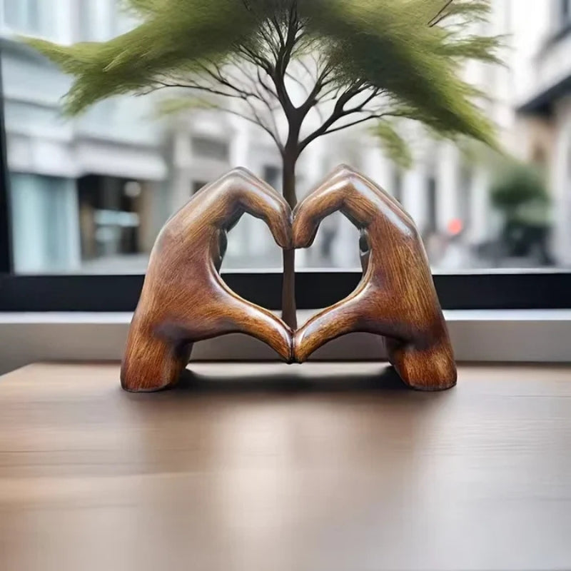 HeartGlow – Håndlavet hjerteformet dekorativ ornament, der symboliserer kærlighed og enhed