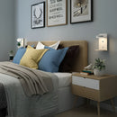 DazzleShelf – Væghængt Natlampe med Hylde og USB-Opladningsport