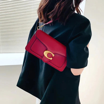 Luciana – Elegant håndtaske med klaplukning og funktionelle rum