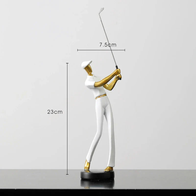 SwingForm – Stilfuld golfskulptur med bløde linjer og minimalistisk charme