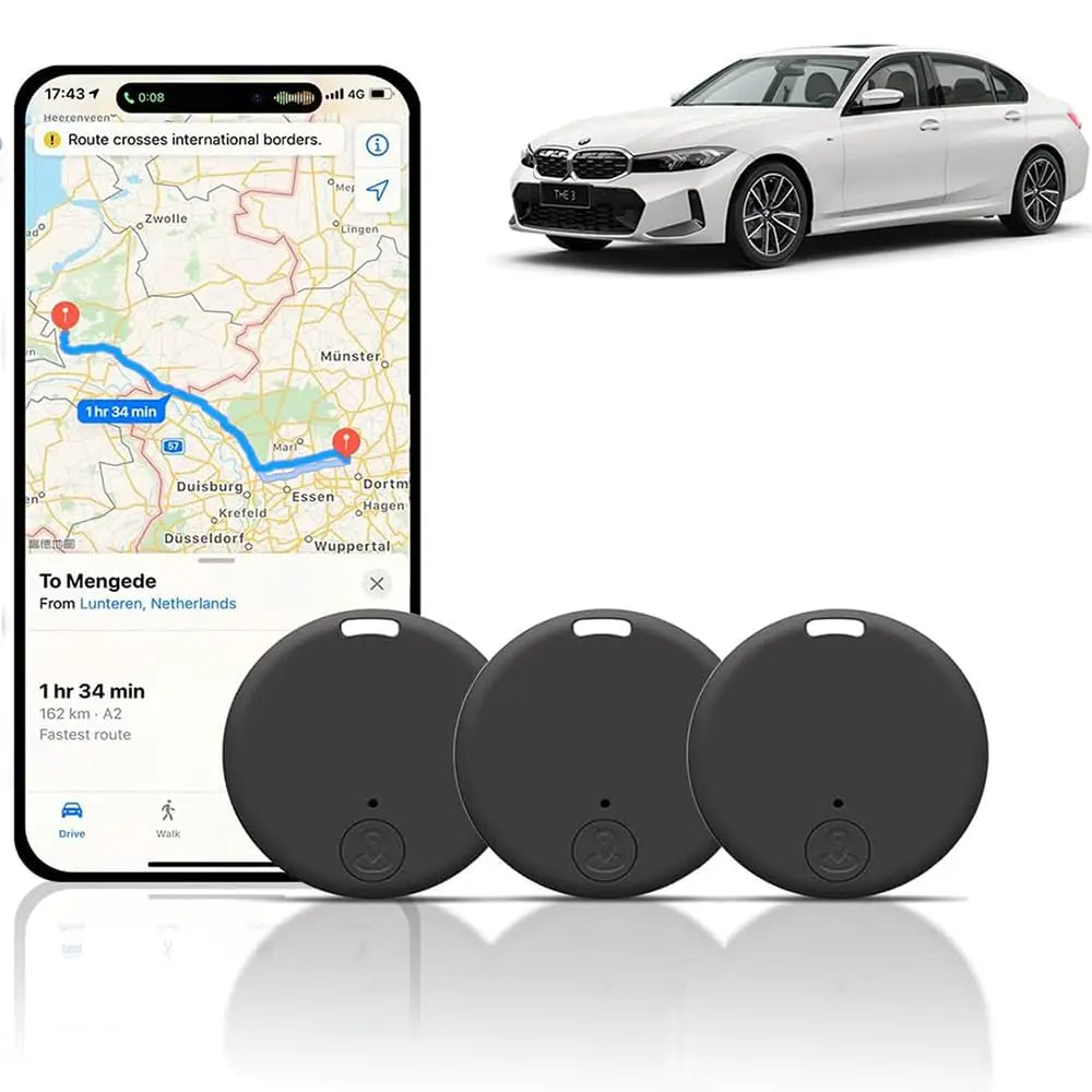 KeyNest – Kompakt Bluetooth-tracker med realtidsposition og pladsbesparende design