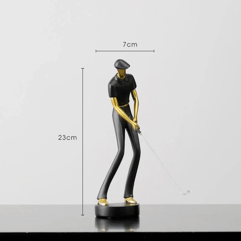 SwingForm – Stilfuld golfskulptur med bløde linjer og minimalistisk charme