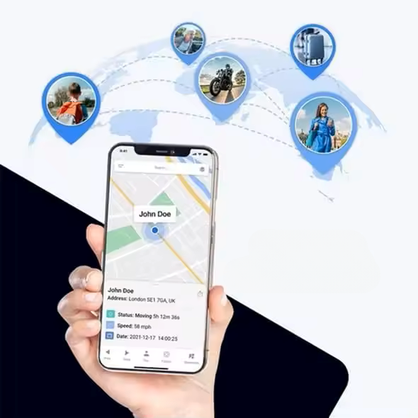 KeyNest – Kompakt Bluetooth-tracker med realtidsposition og pladsbesparende design