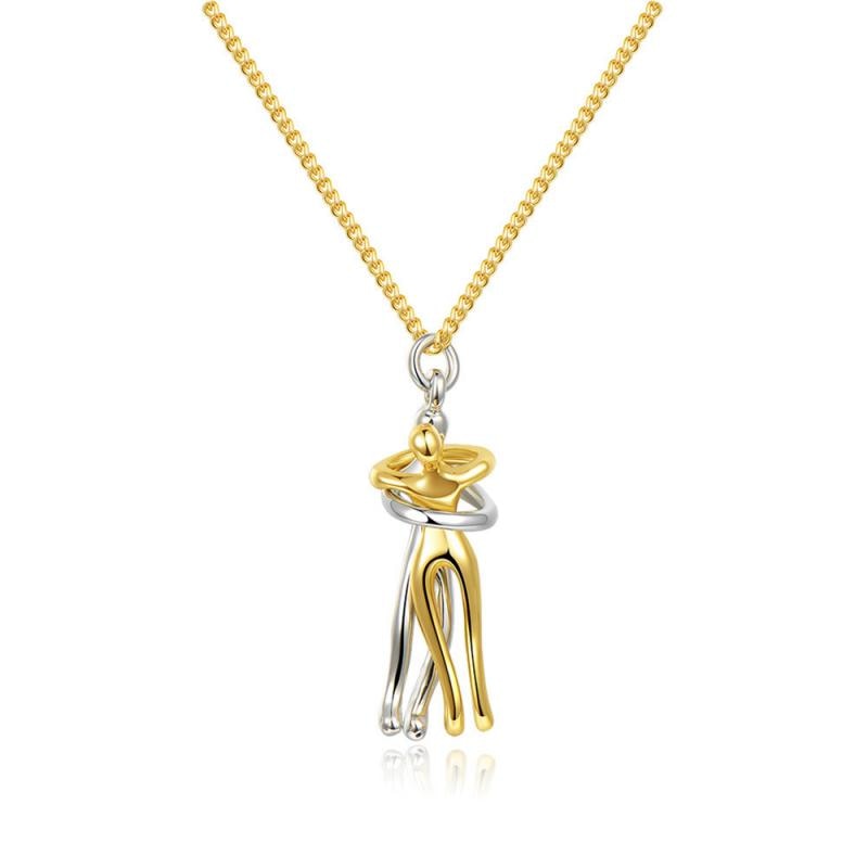 SoulLink - Elegant Abstract Necklace Symbolizing Meaningful Bonds