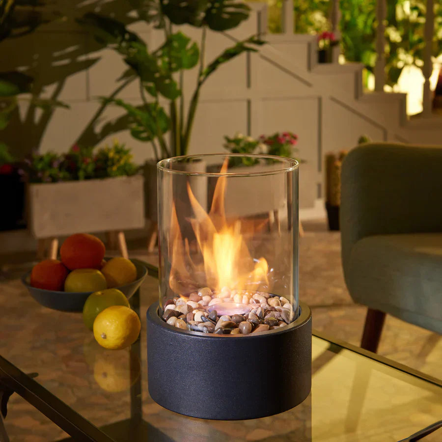 LumiFlame – Bærbar Bordpejs med Moderne Design til Hygge og Stemning Overalt