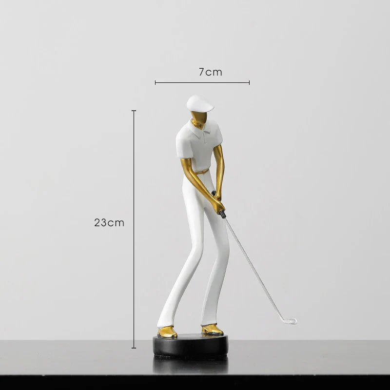 SwingForm – Stilfuld golfskulptur med bløde linjer og minimalistisk charme