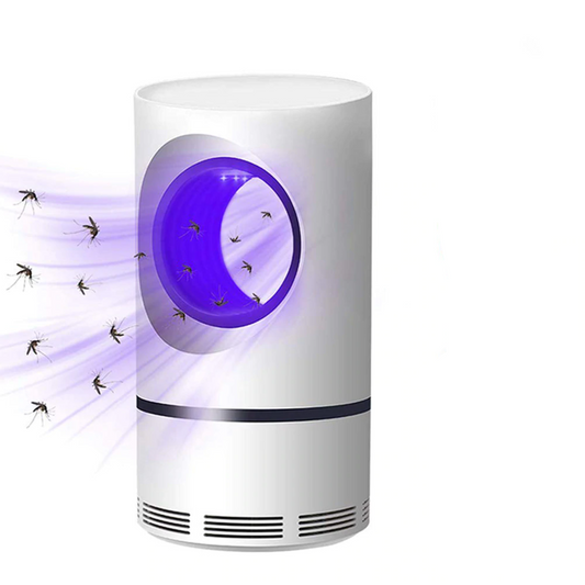 NightGuard- Kompakt Elektrisk Myggefanger med Støjsvag Vacuum og 365 nm Lys