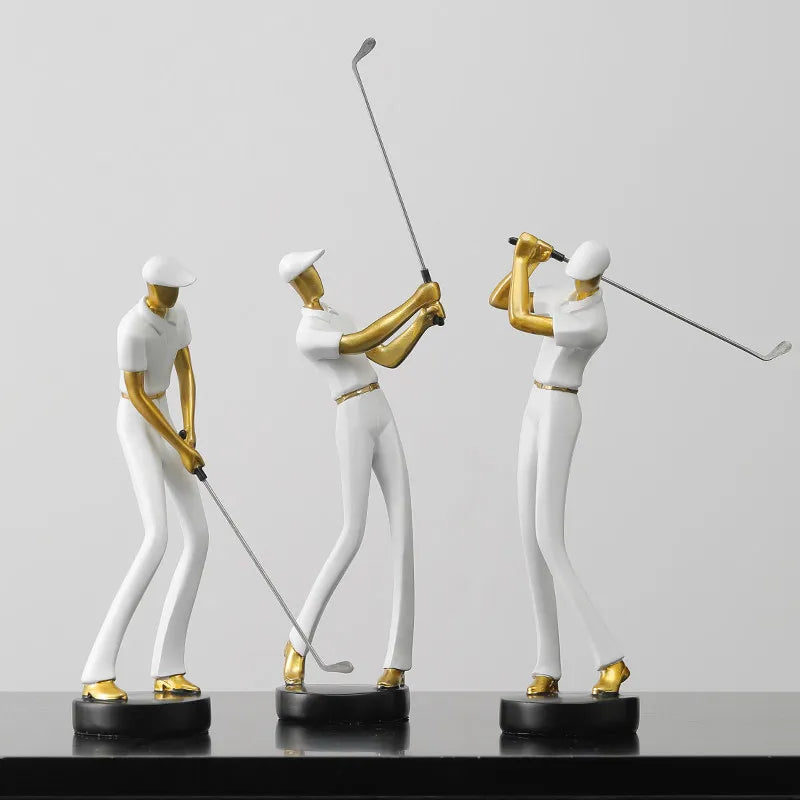 SwingForm – Stilfuld golfskulptur med bløde linjer og minimalistisk charme