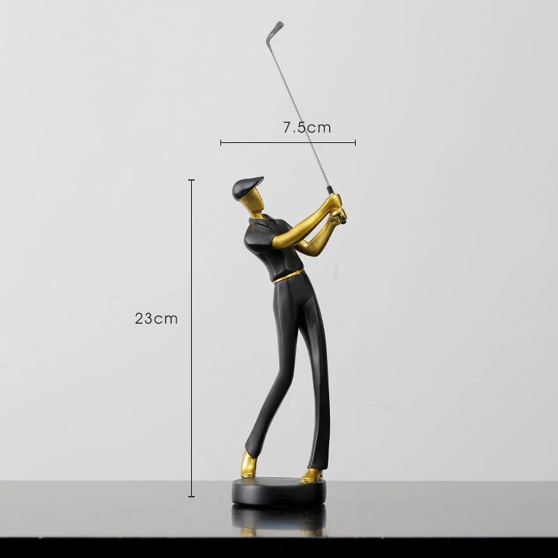 SwingForm – Stilfuld golfskulptur med bløde linjer og minimalistisk charme