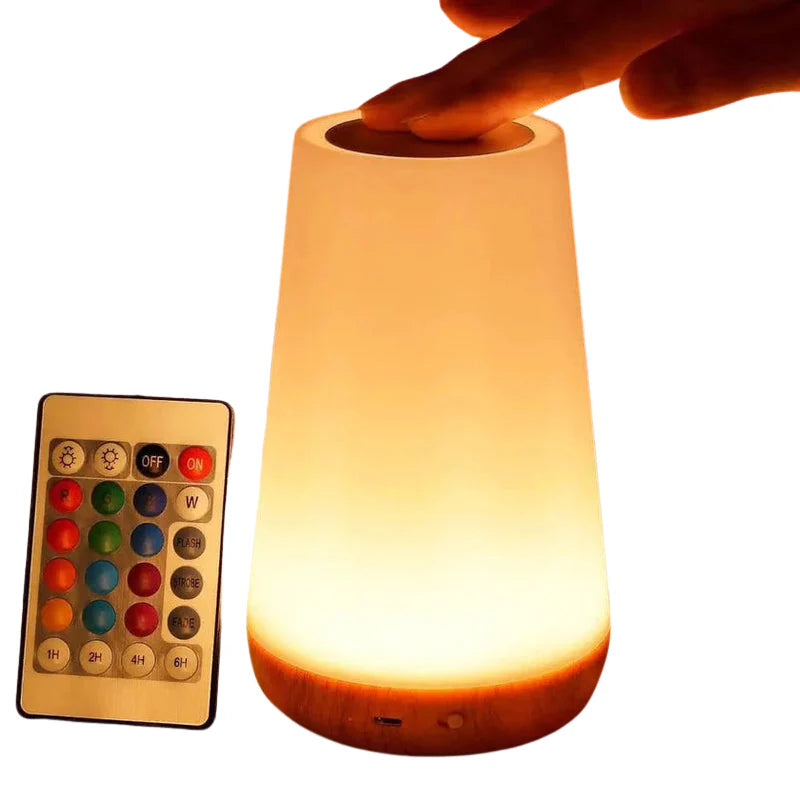 TapLumi – Genopladelig Bord lampe med blød glød og berøringskontrol