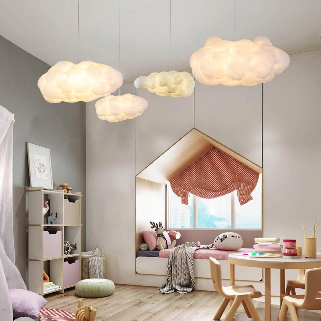 CloudGlow – Skyformet Loftlampe med Blødt Diffust Lys