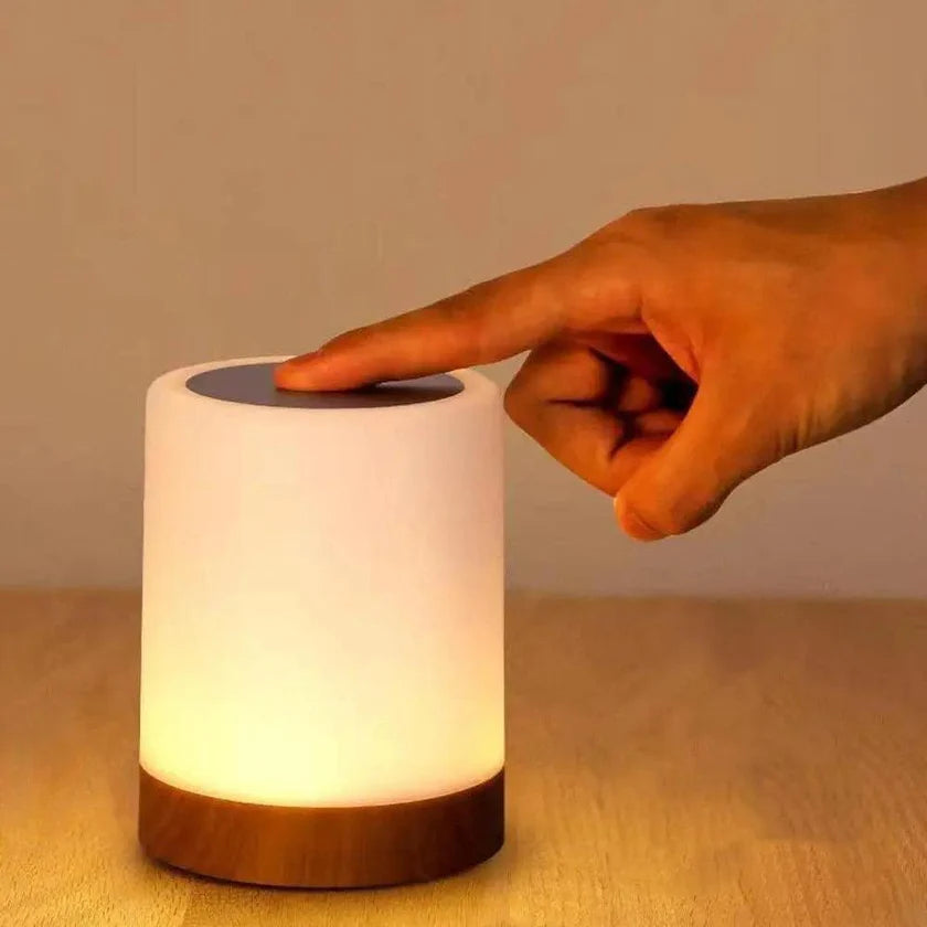 TapLumi – Genopladelig Bord lampe med blød glød og berøringskontrol