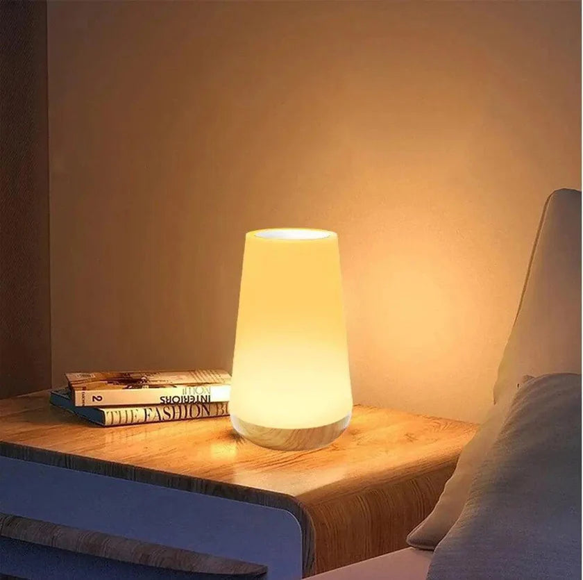 TapLumi – Genopladelig Bord lampe med blød glød og berøringskontrol