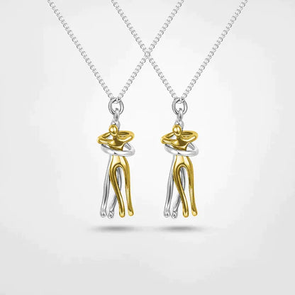 SoulLink - Elegant Abstract Necklace Symbolizing Meaningful Bonds