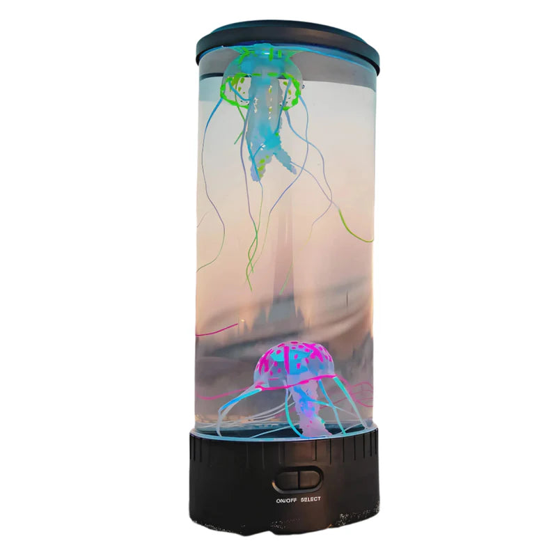 AquaDream – Vandmandslampe med justerbare lystilstande for beroligende stemning