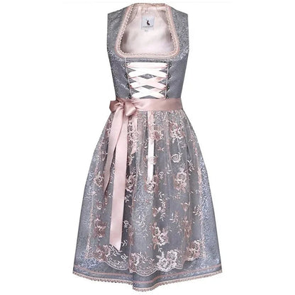 Emma – Stilfuld Dirndl kjole med Slim Fit og Oktoberfest design
